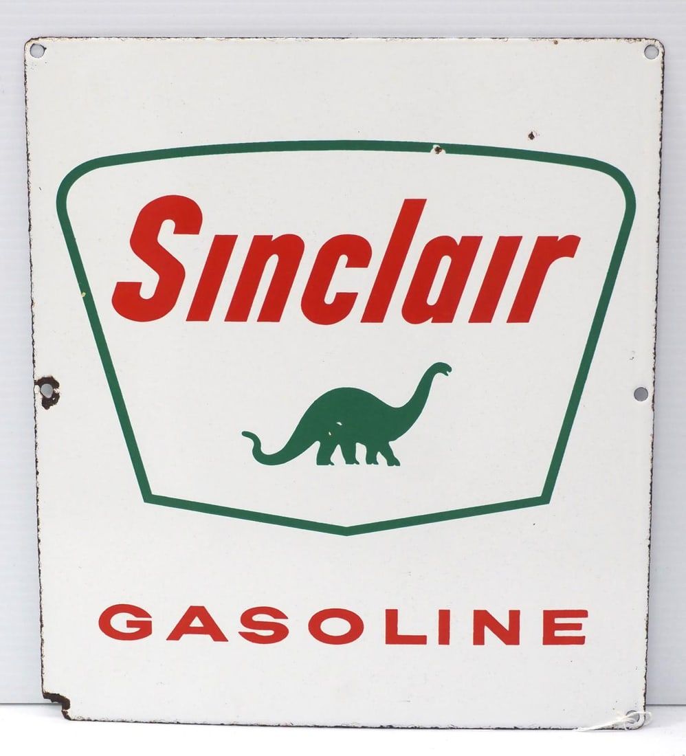 Lot 170: Sinclair Gasoline pump plate