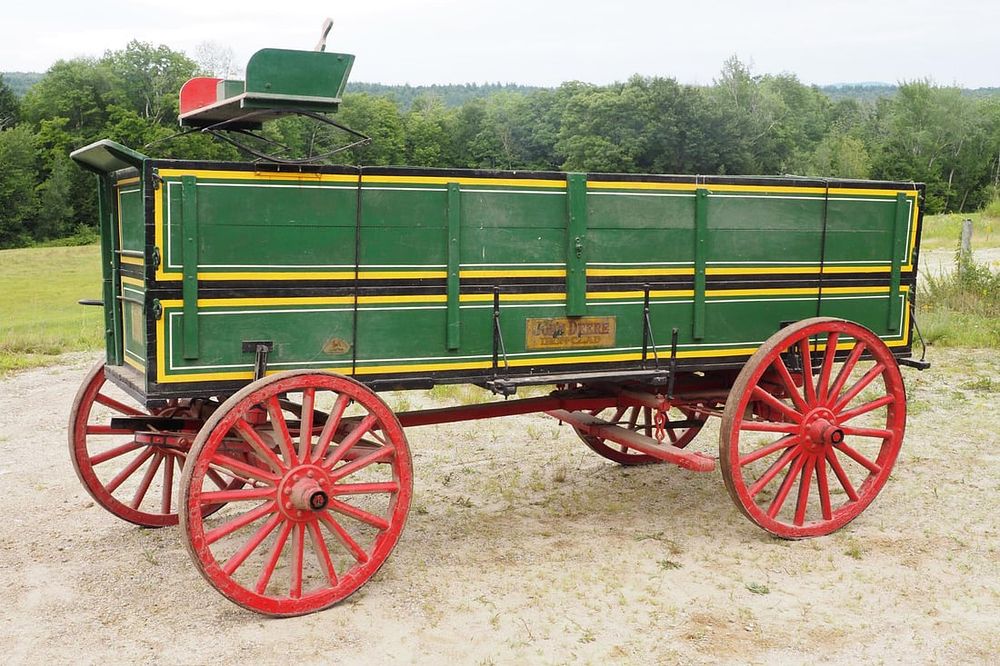 Lot 1163: John Deere Iron Clad triple board box