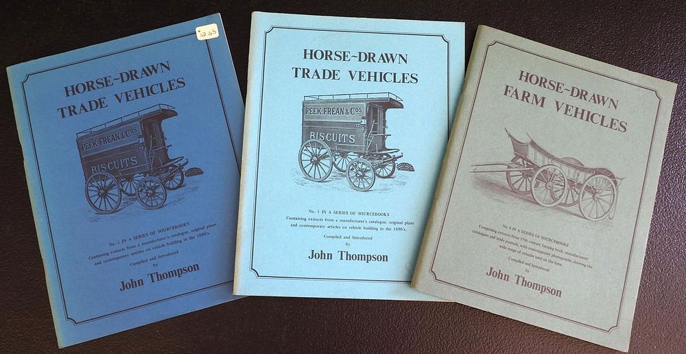 Lot 1225: (3) Horse-Drawn Vehicles sourcebooks