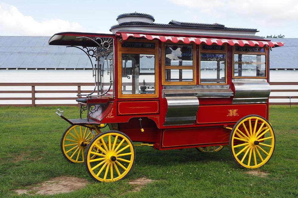 Lot 1240: Charles Cretor Popcorn Wagon