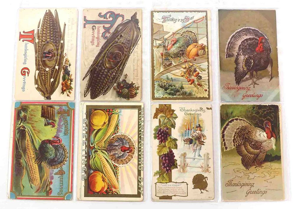 Lot 1149: (16) Early Thanksgiving postcards