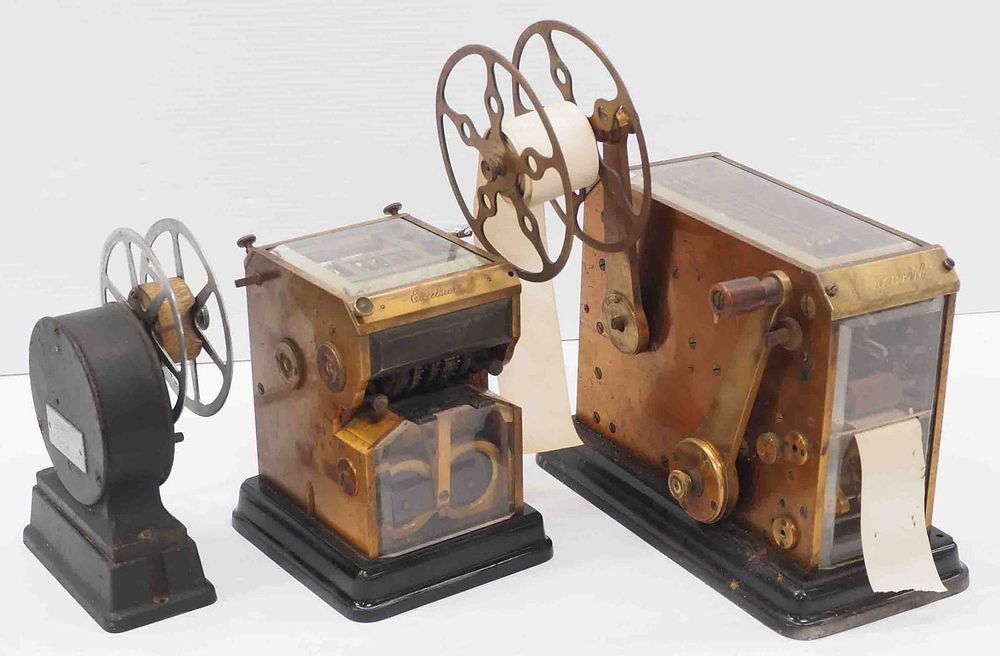 Lot 1185: (2) Ticker Tape Machines