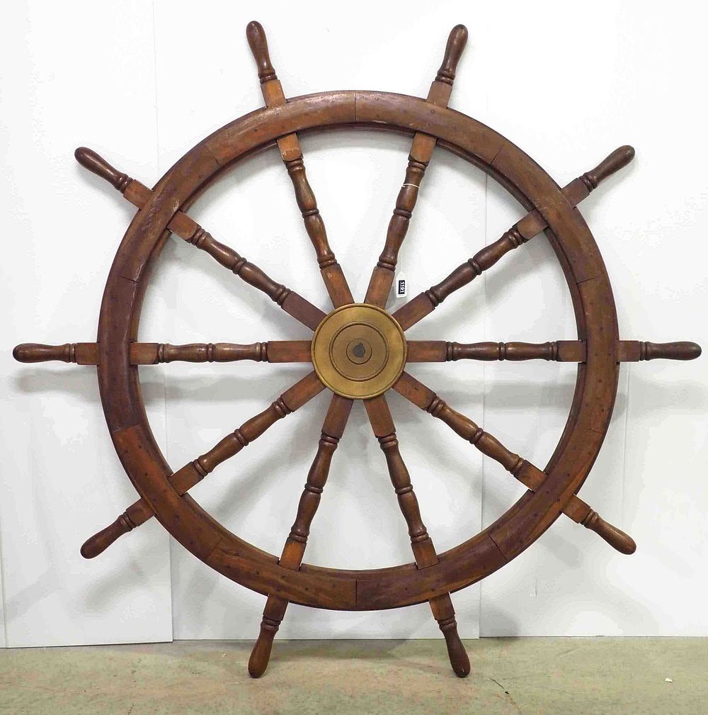 Lot 1191: Ship steering wheel