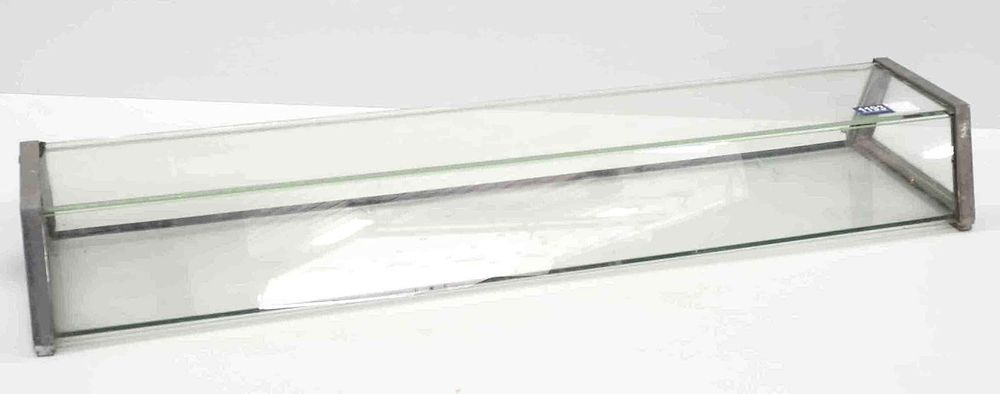 Lot 1193: Metal & glass countertop display case
