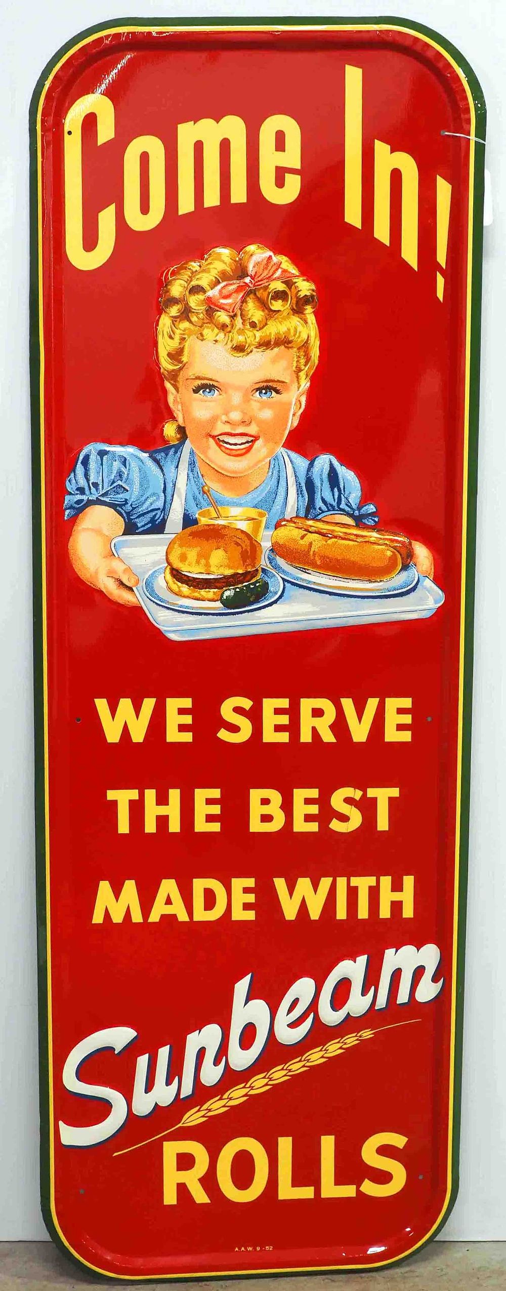 Lot 1225: Sunbeam Rolls sign
