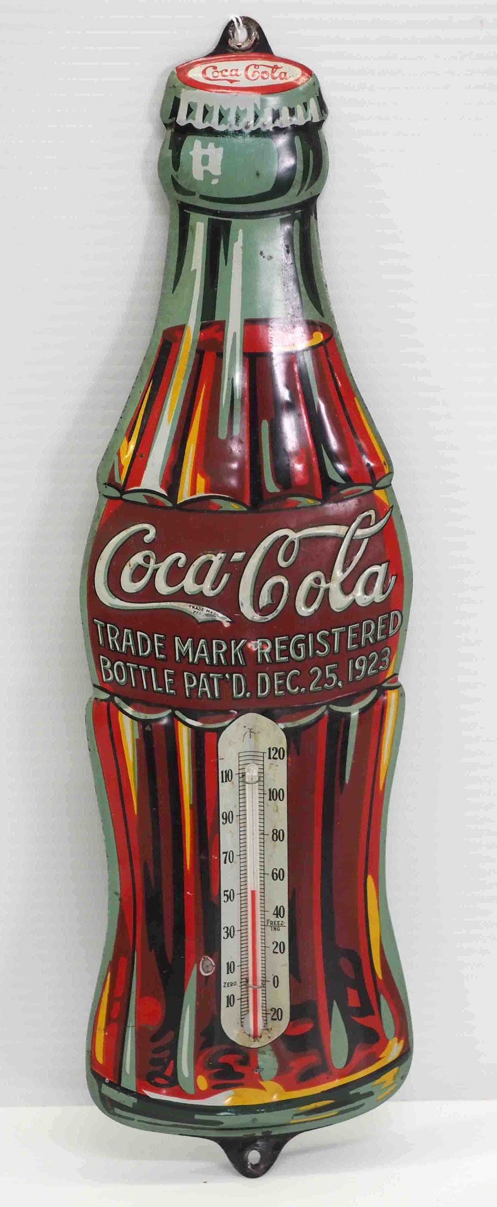 Lot 1311: Coca Cola bottle-shaped thermometer