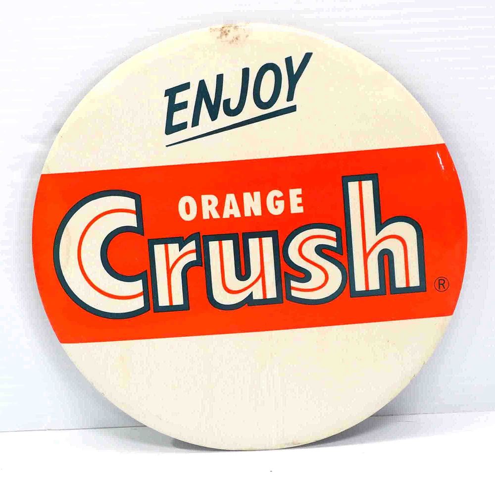 Lot 1344: Enjoy Orange Crush badge