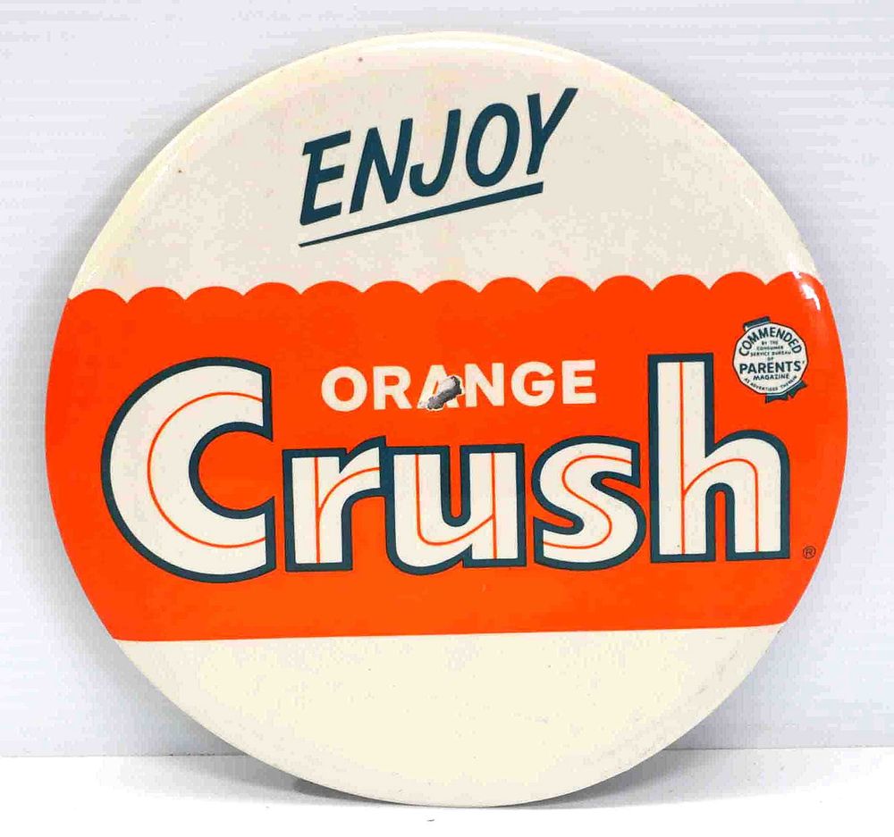 Lot 1346: Enjoy Orange Crush badge