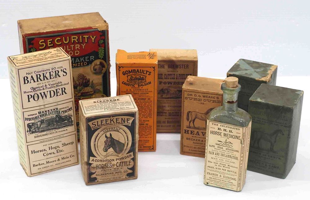 Lot 1435: (9) NOS Livestock products, full
