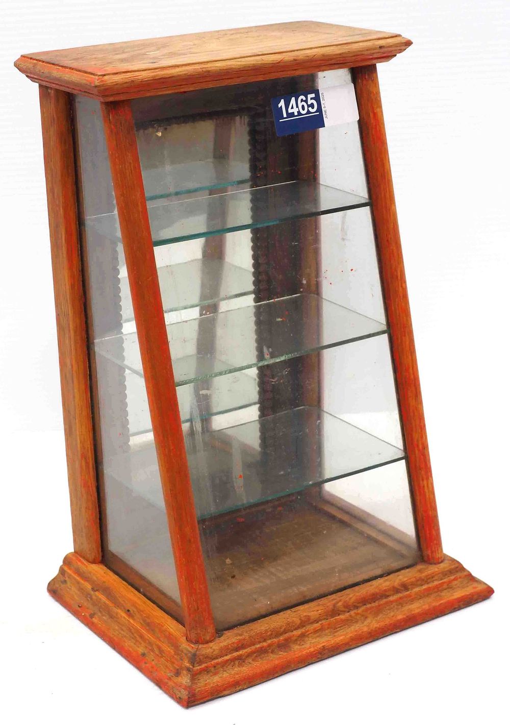 Lot 1465: Small country store countertop showcase