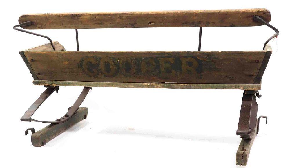 Lot 184: Cooper box wagon seat