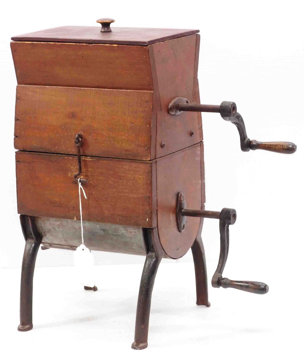 Lot 192: Wooden sifter & mixer