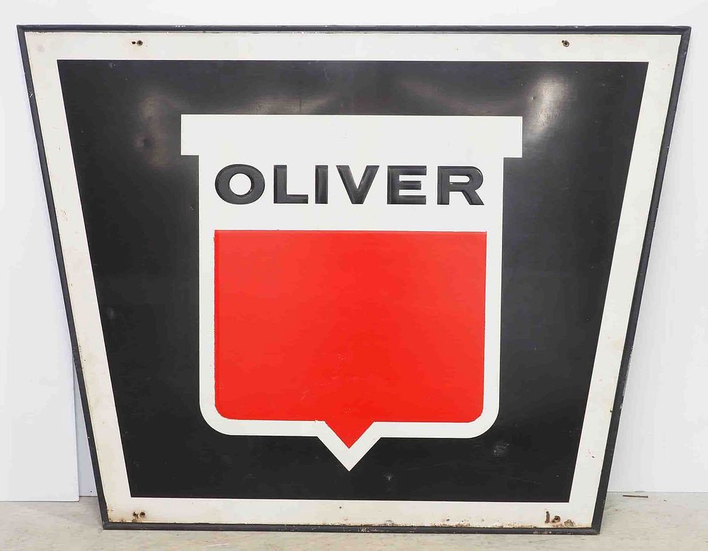 Lot 212: Oliver logo sign