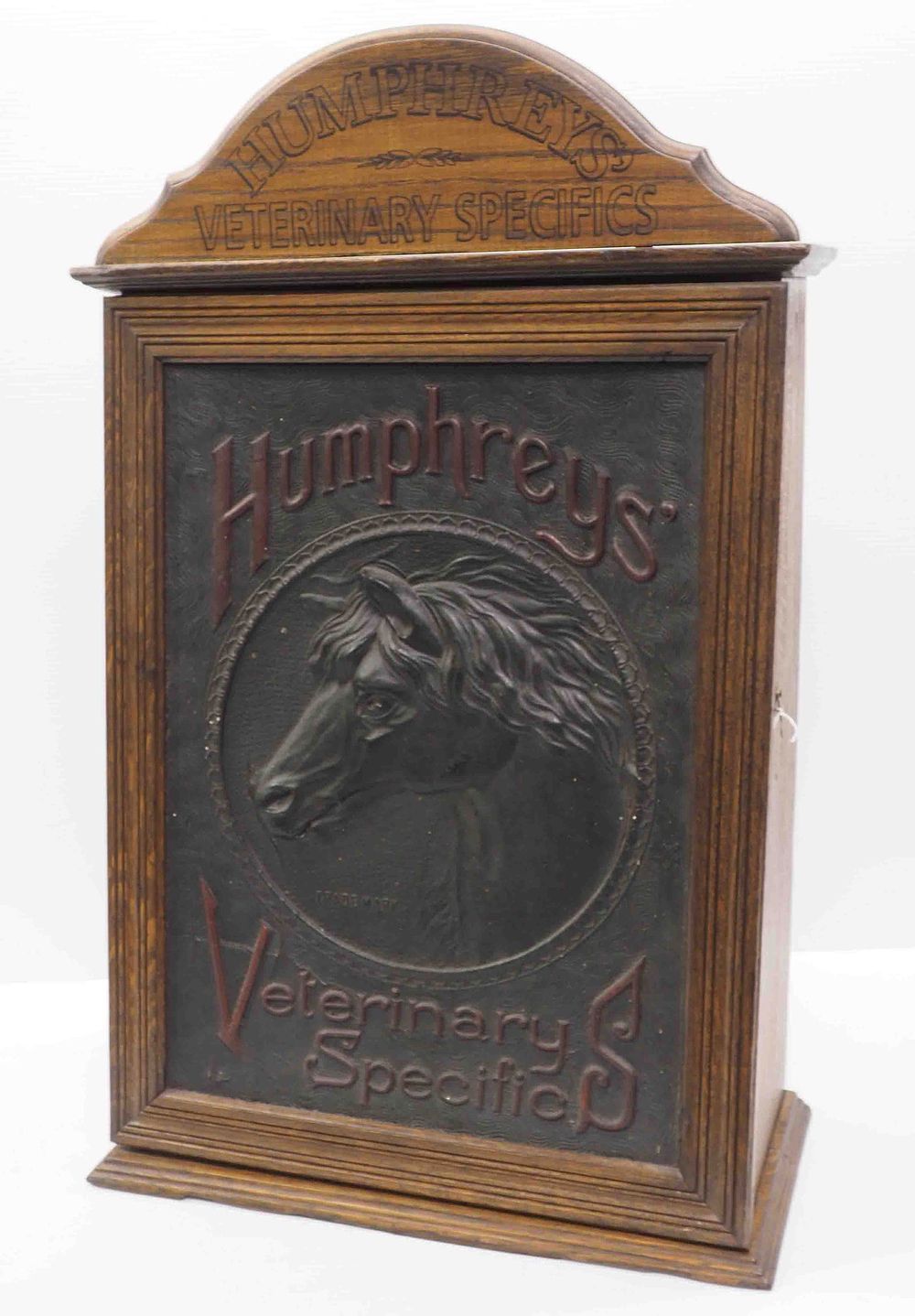 Lot 216: Humphreys' Veterinary Specifics product cabinet