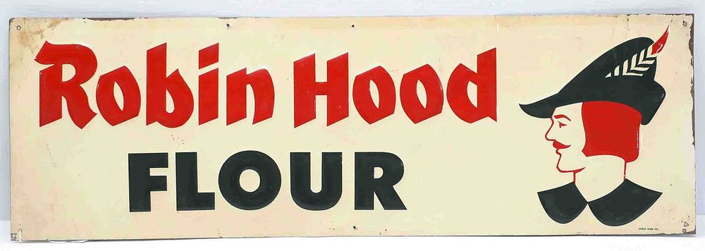 Lot 217: Robin Hood Flour sign