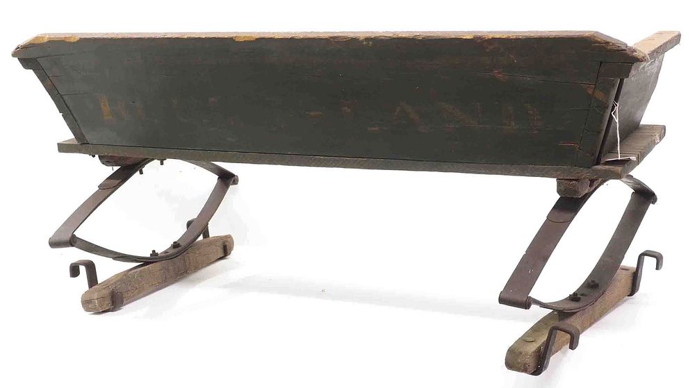 Lot 222: Rock Island box wagon seat