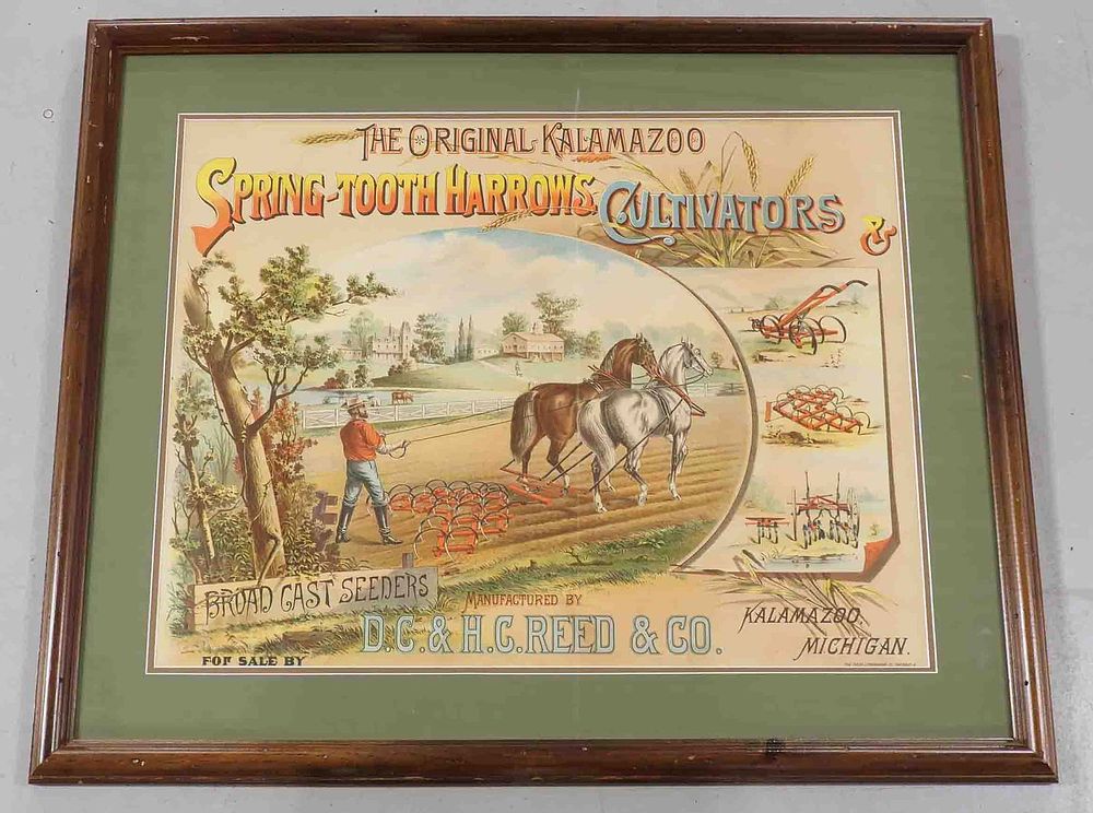Lot 240: Kalamazoo Harrows, Cultivators & Seeders litho