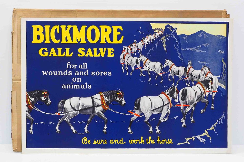 Lot 295: NOS stand-up for Bickmore Gall Salve