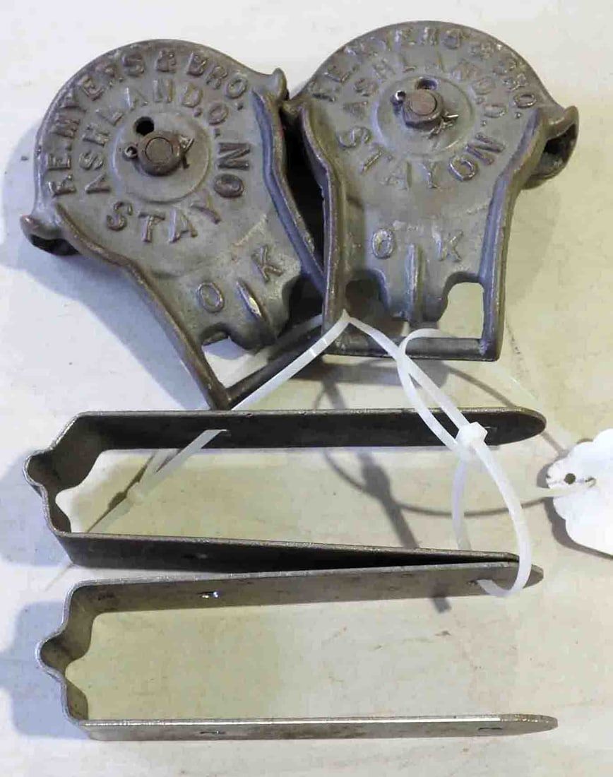 Lot 678: Pair of Myers Stayon barn door rollers