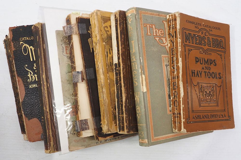 Lot 821: Jamesway & F.E. Myers books