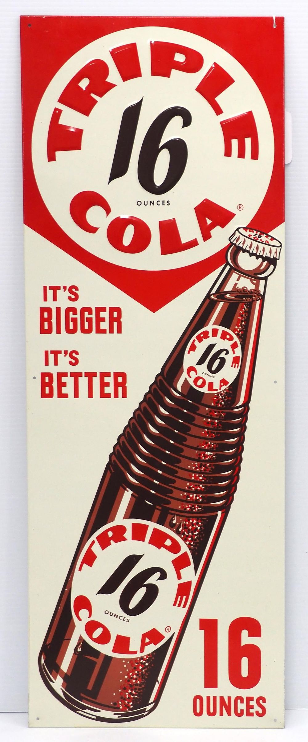 Lot 115: Triple 16 Cola sign