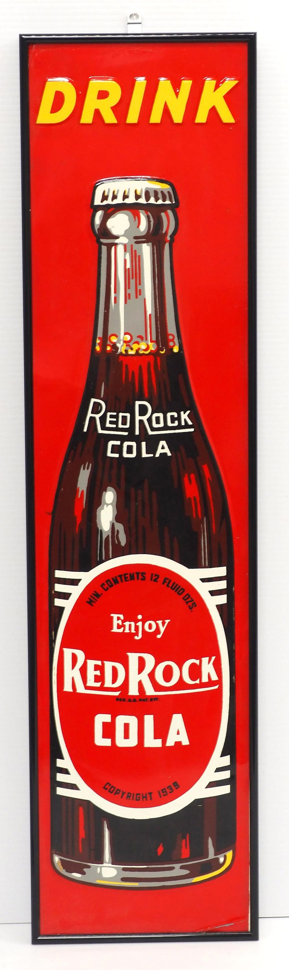 Lot 176: Red Rock Cola sign