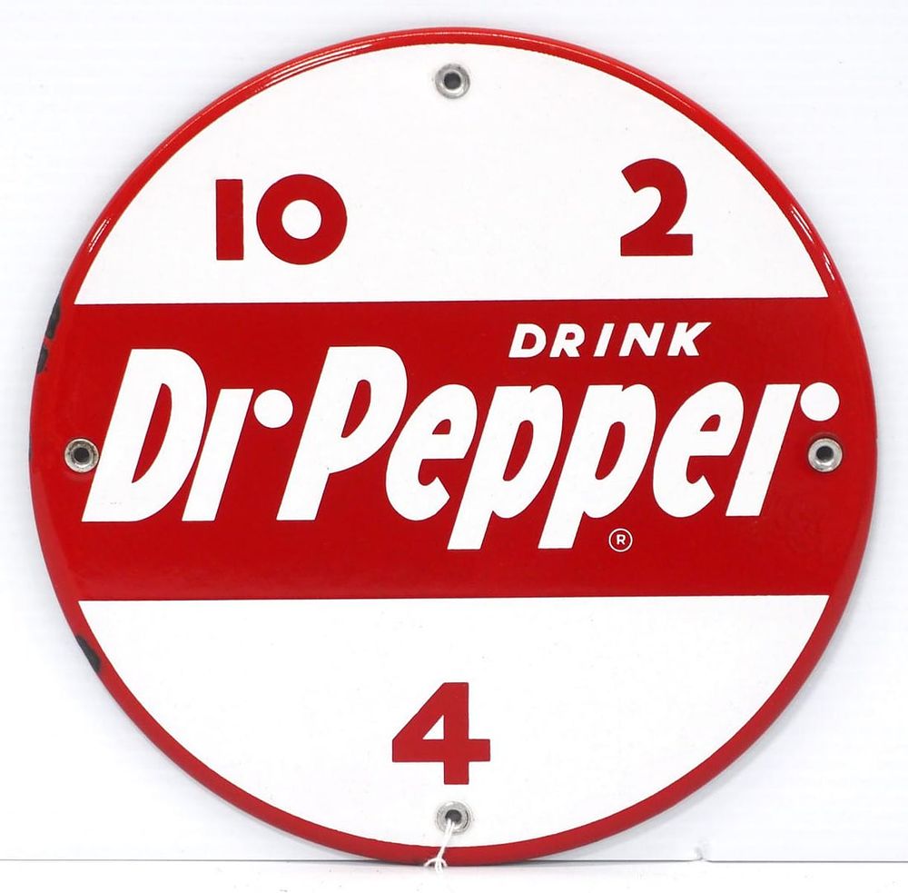 Lot 194: 10-2-4 Dr Pepper sign