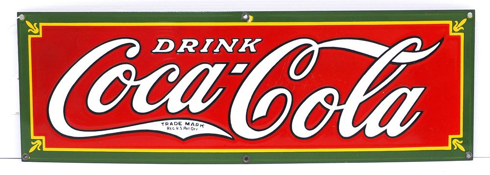 Lot 201: Drink Coca Cola sign