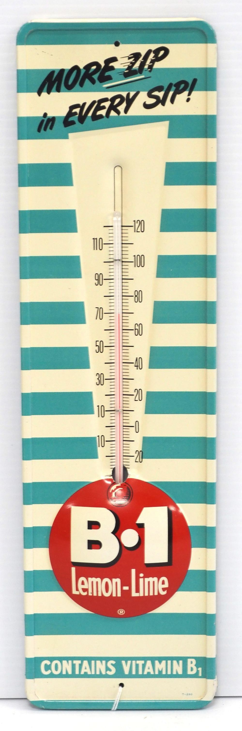 Lot 218: B-1 Lemon-Lime thermometer
