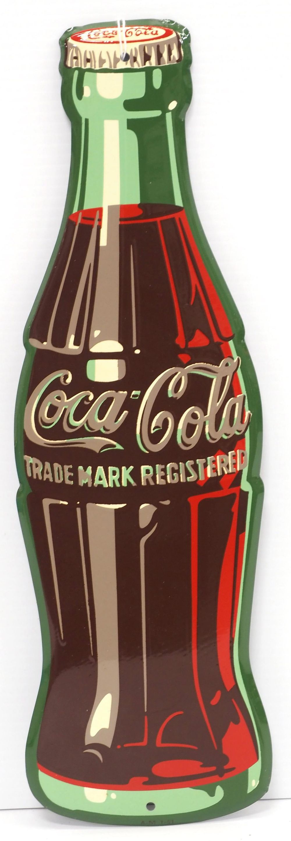 Lot 238: Coca Cola bottle-shaped sign