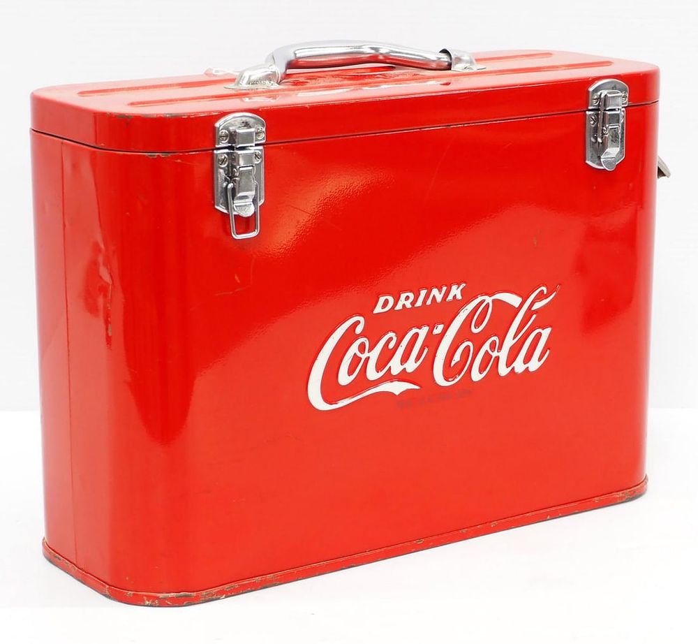 Lot 243: Coca Cola airline cooler