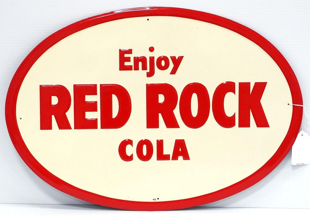 Lot 259: Enjoy Red Rock Cola sign