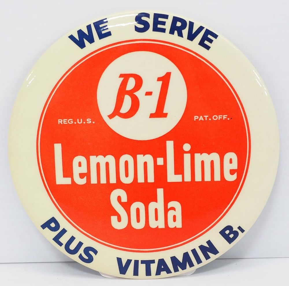Lot 272: B-1 Lemon-Lime Soda sign