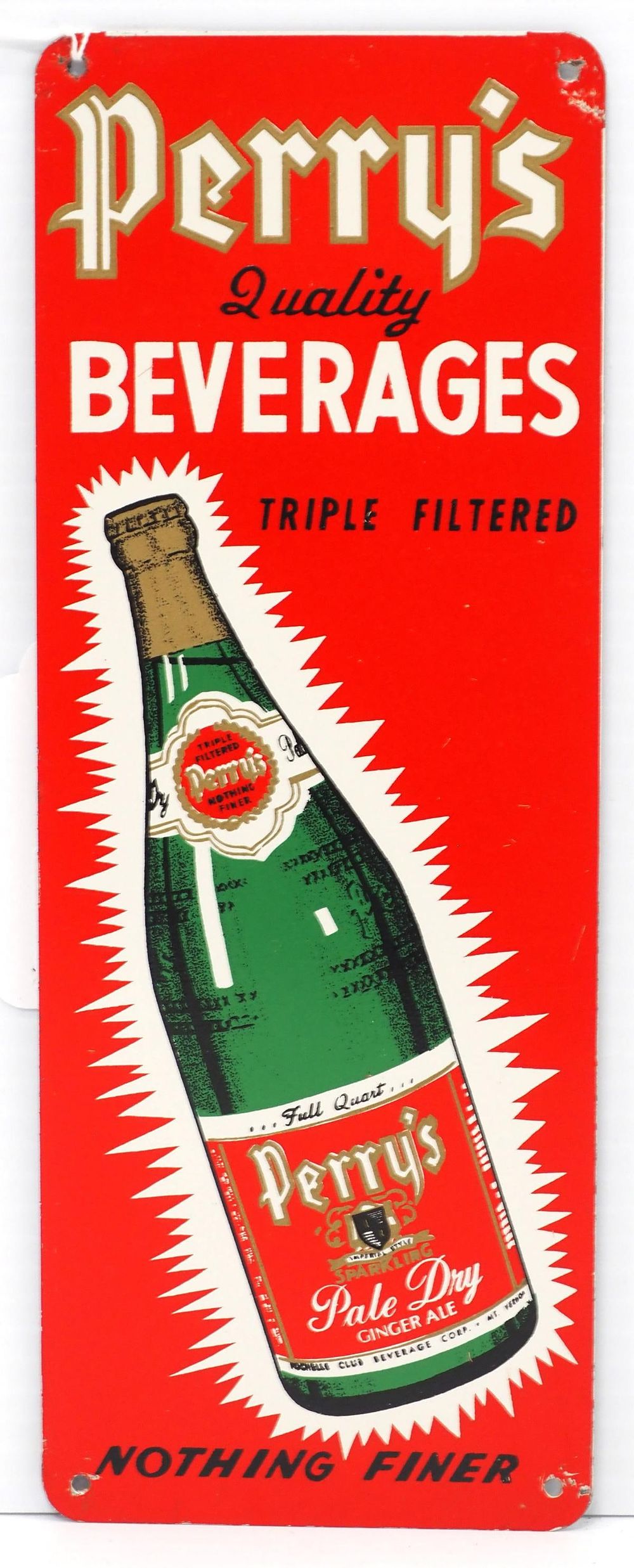 Lot 287: Perry's Quality Beverages sign