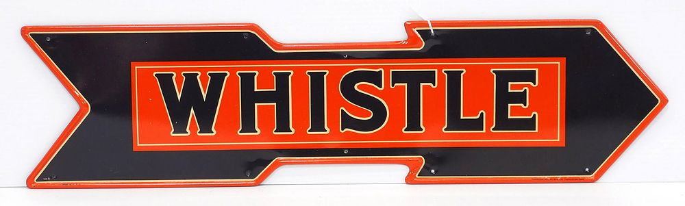 Lot 309: Whistle arrow sign