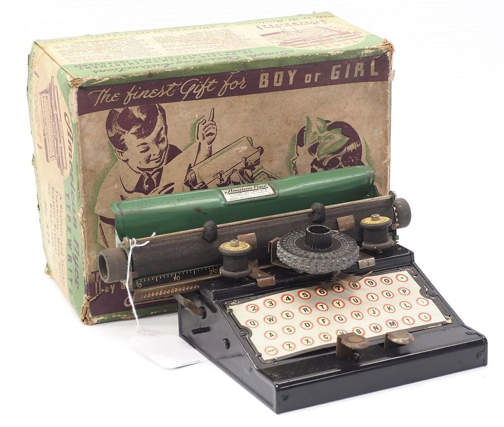 Lot 294: American Flyer Typewriter