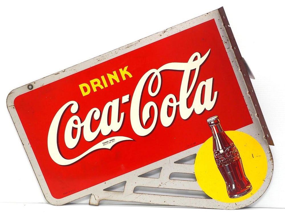Lot 1211: Drink Coca Cola cut-out sign