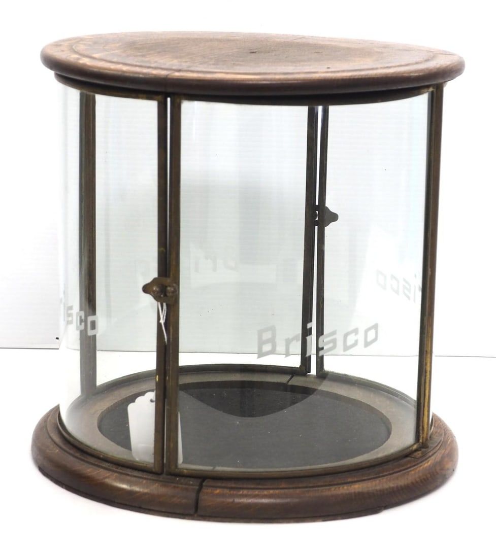 Lot 1259: Brisco round country store display case