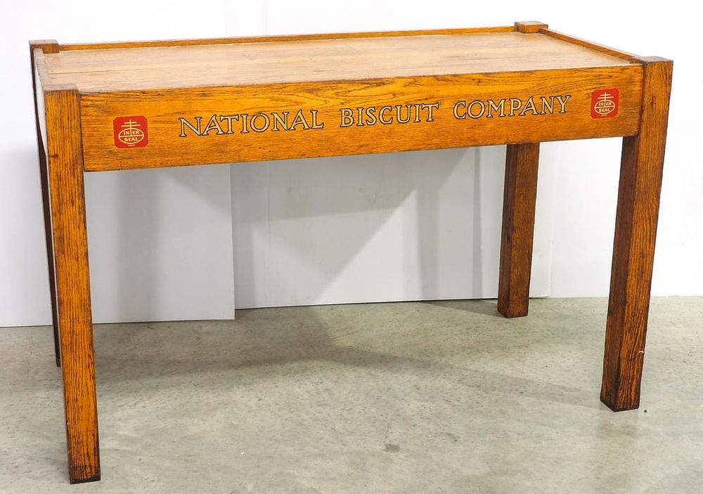 Lot 1366: National Biscuit Company display table