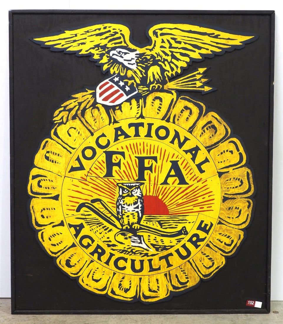 Lot 152: FFA logo sign