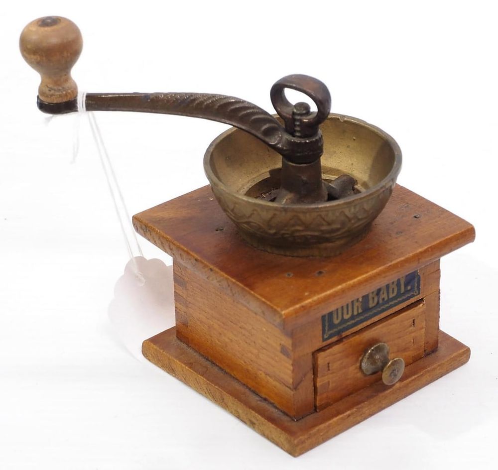 Lot 208B: Arcade "Our Baby" table-top coffee grinder