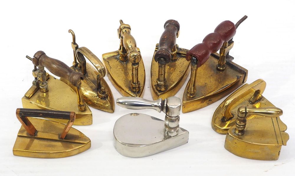 Lot 246: (9) Sad Irons