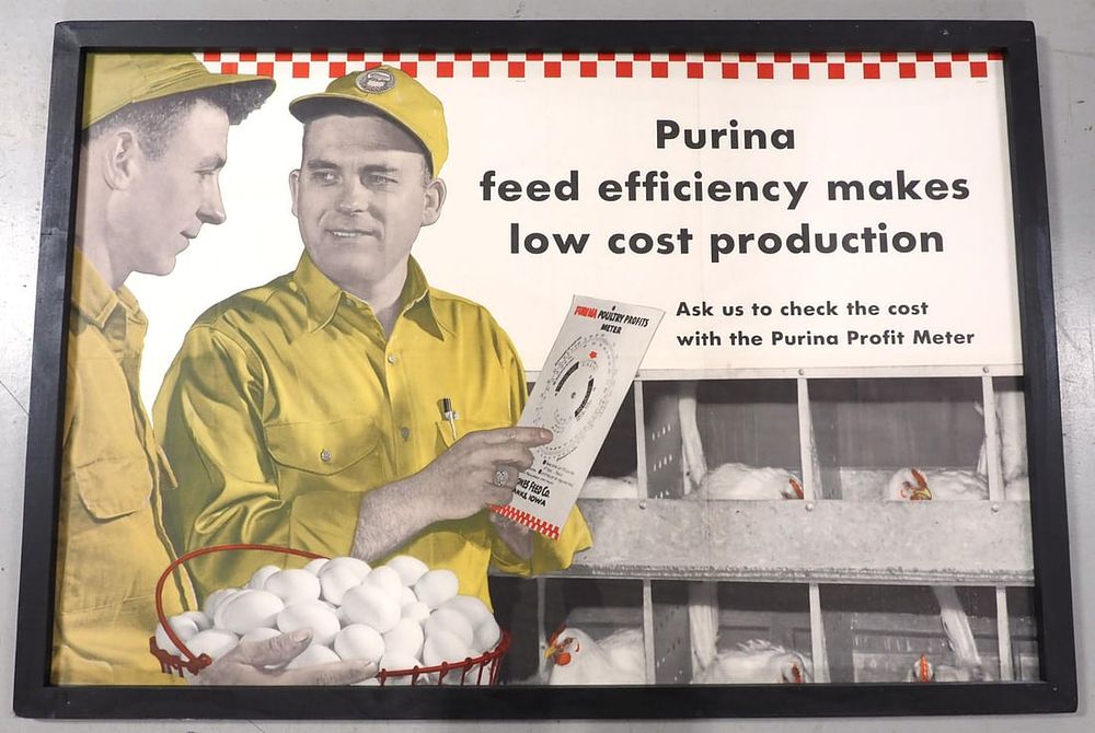 Lot 647: Purina Poultry Profits advertisement