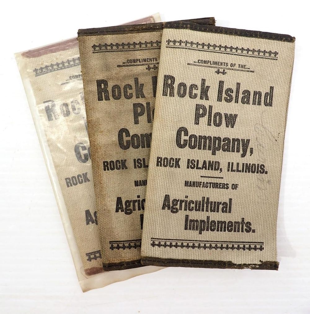 Lot 777: (3) Rock Island Plow Company notebooks