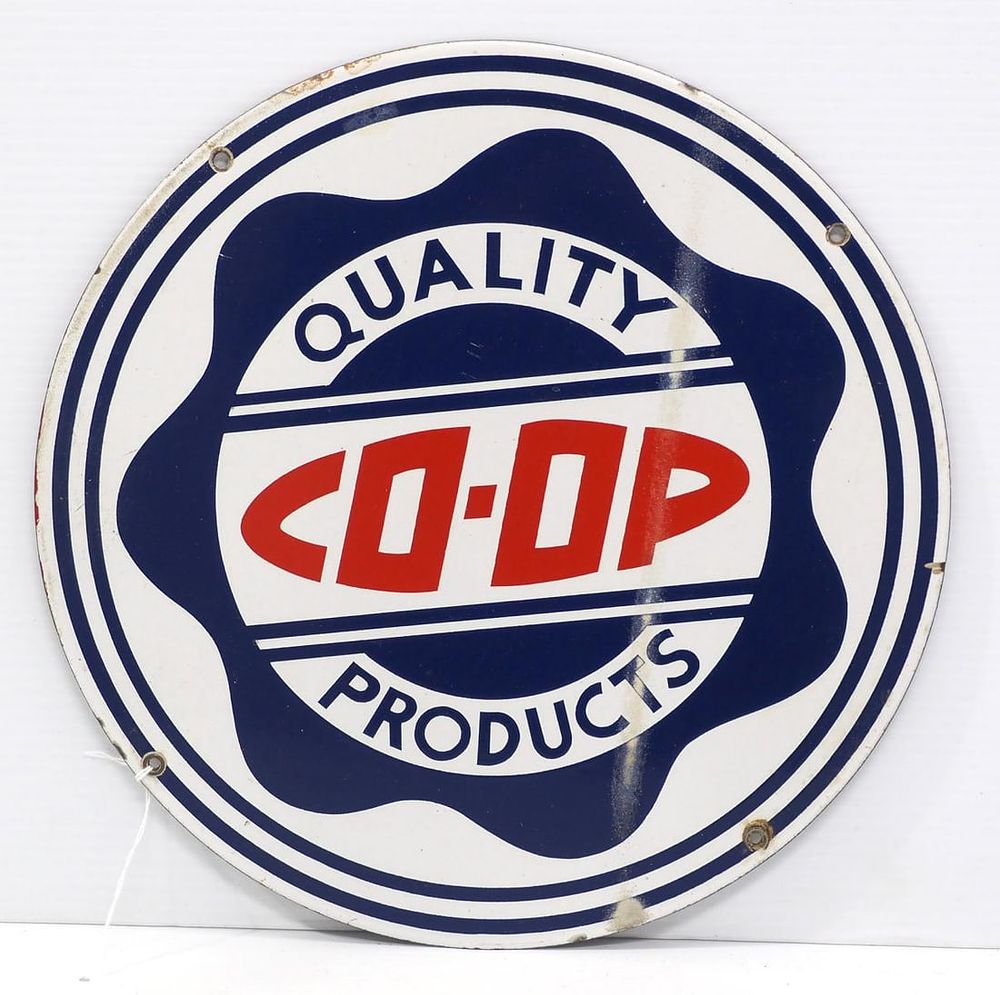 Lot 820: Co-Op Quality Products sign