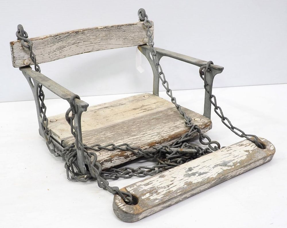 Lot 858: Louden wooden child's swing