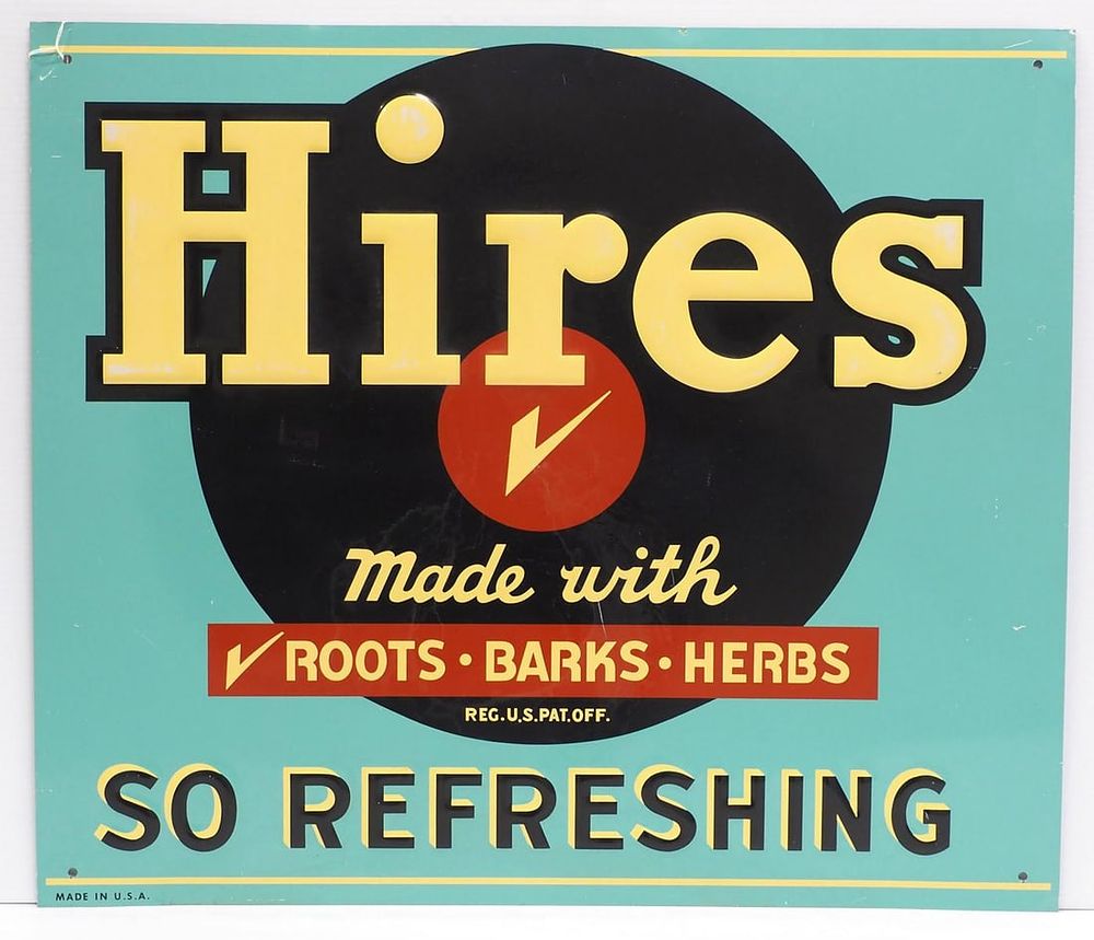 Lot 1172: Hires, So Refreshing sign