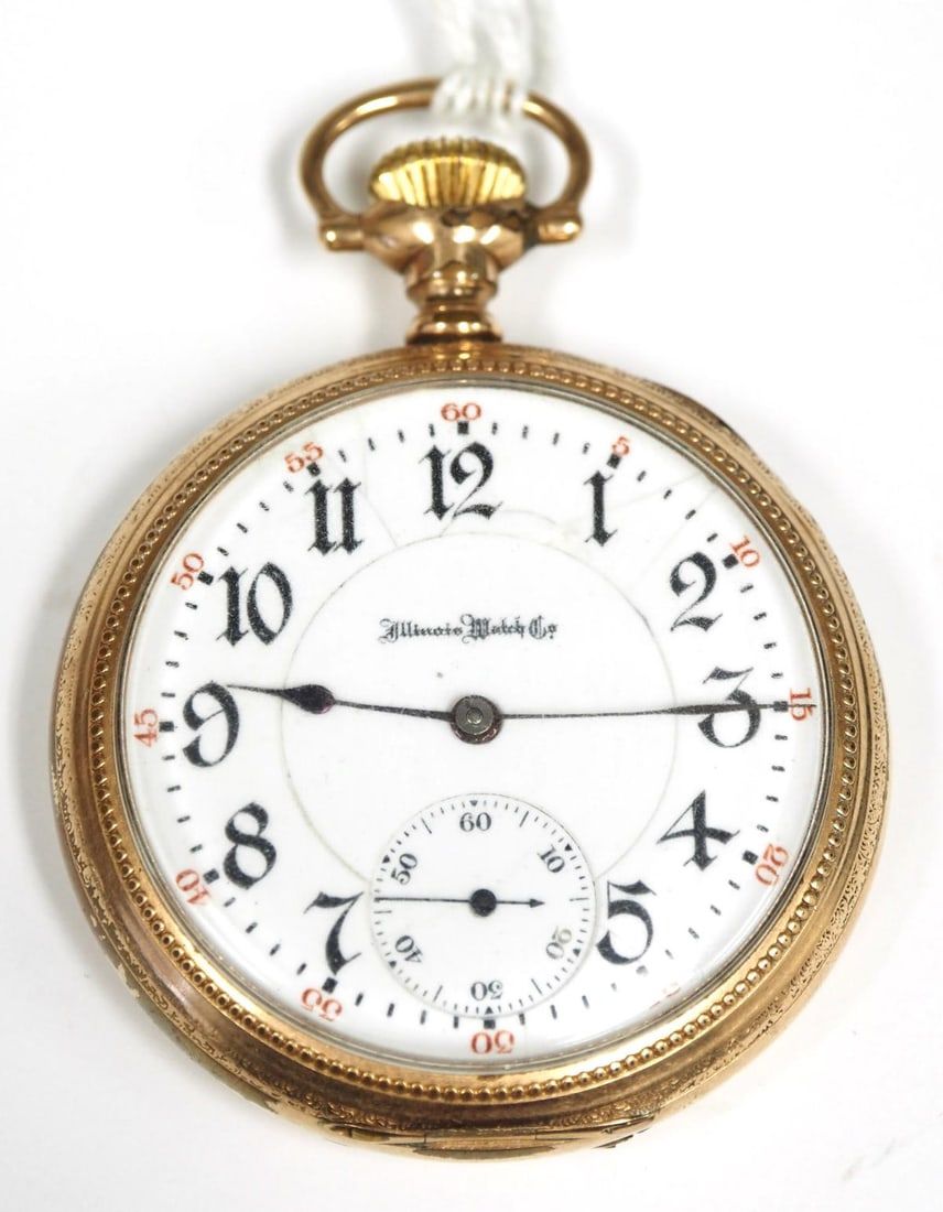 Lot 1313: Illinois Sangamo 21J ruby jewel pocket watch