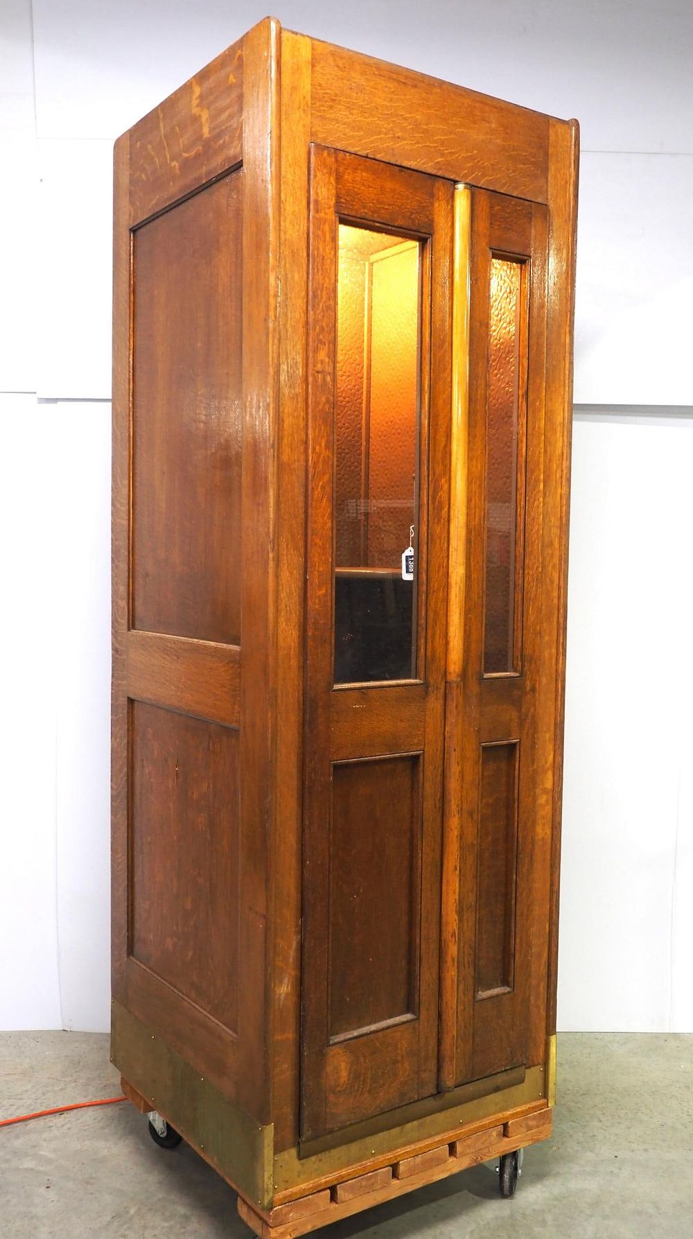 Lot 1388: Indoor wooden private telephone booth