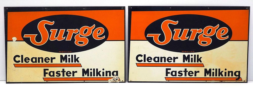 Lot 198: (2) Surge signs